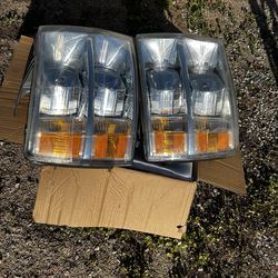 Chevy Silverado headlight assembly