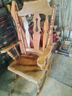 Oversized Rocking Chair Wood