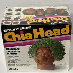 Vintage Chia Clown 1995, Chia Pet Handmade Decorative Planter (Unopened Sealed)