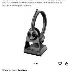 HP Poly Savi 7300 Wireless Headset