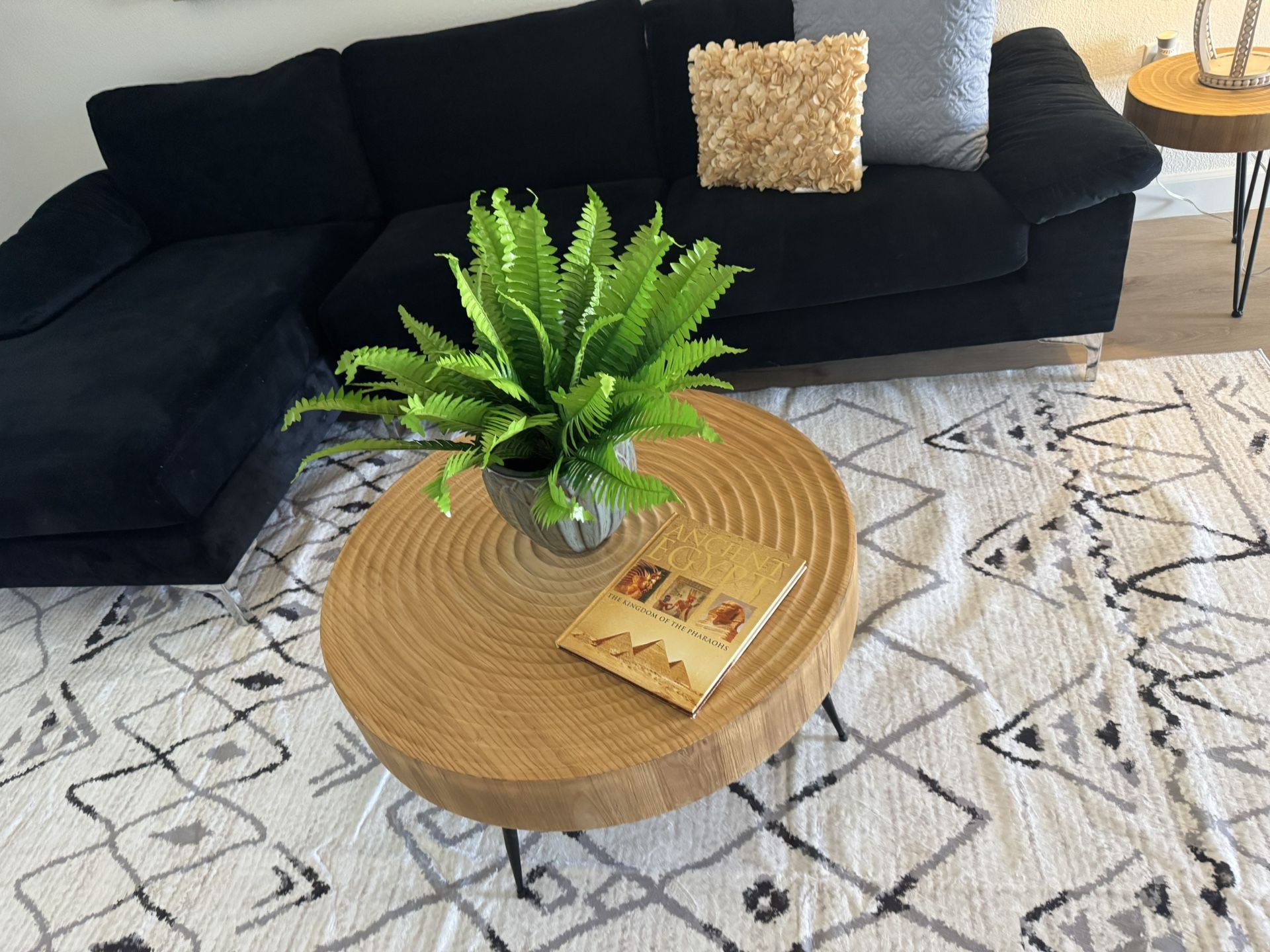 Coffee And End Tables (plant Or Lamp Does Not Convey)