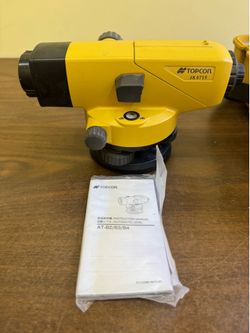 Topcon AT-B4 Auto Level with Case Durable Surveying Instrument