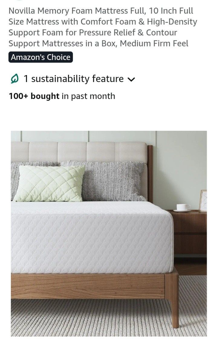Novilla Memory Foam Mattress