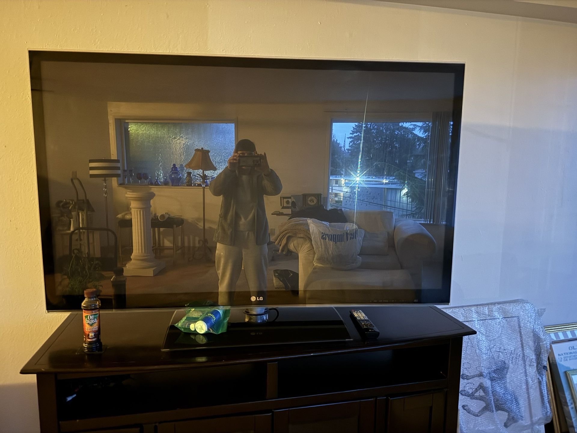 Large LG TV 