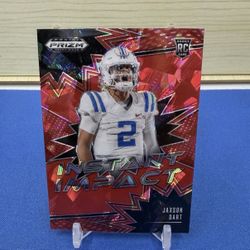 2025 Panini Prizm Draft Picks - Instant Impact Jaxson Dart #II-11 Red Ice Prizm