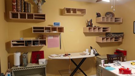 Solid wood cubbies