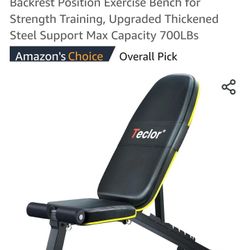 Teclor Adjustable Weight Bench