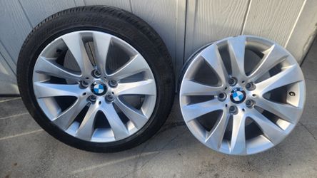 2 17&quot; OEM BMW WHEELS RIMS 5x120  4x4.72 - No Tires, Just Wheels