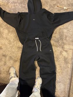 Nike Black Hoodie and Sweatpants Set Size M