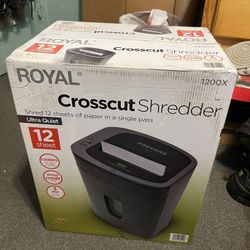 Royal Crosscut Shredder