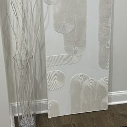 24x38 Textured Abstract Wall Art