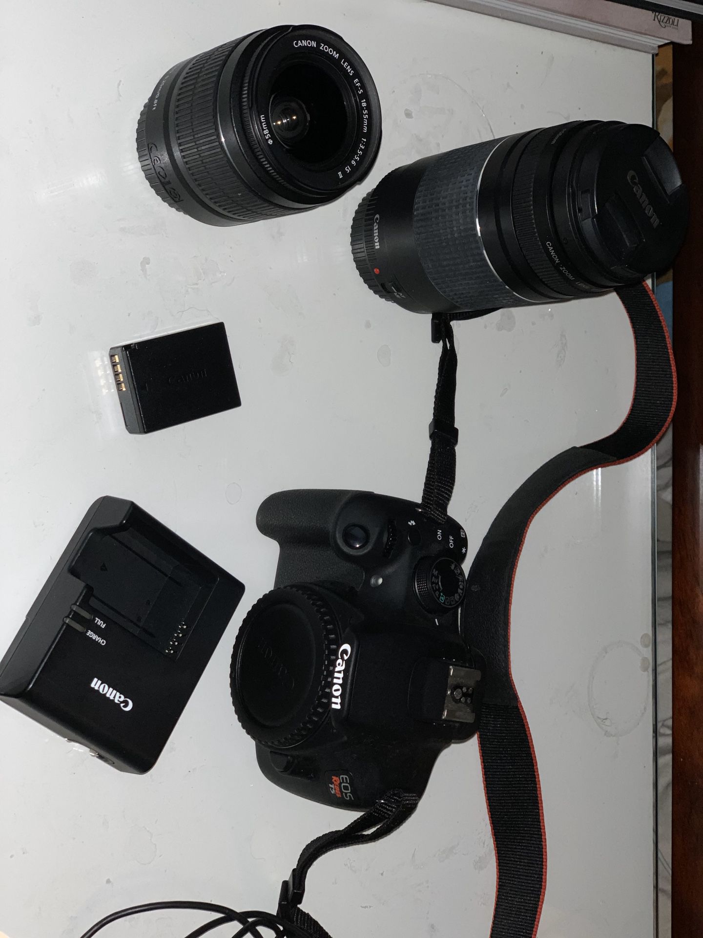 Canon EOS Rebel T5 18.0 MP SLR - Black - EF-S 18-55mm IS II Lens