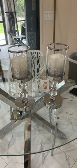 Candelabros de cristal