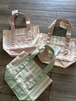 Trader Joe’s striped mini tote bags