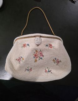 Vintage Michael Swiss beaded purse 1950s