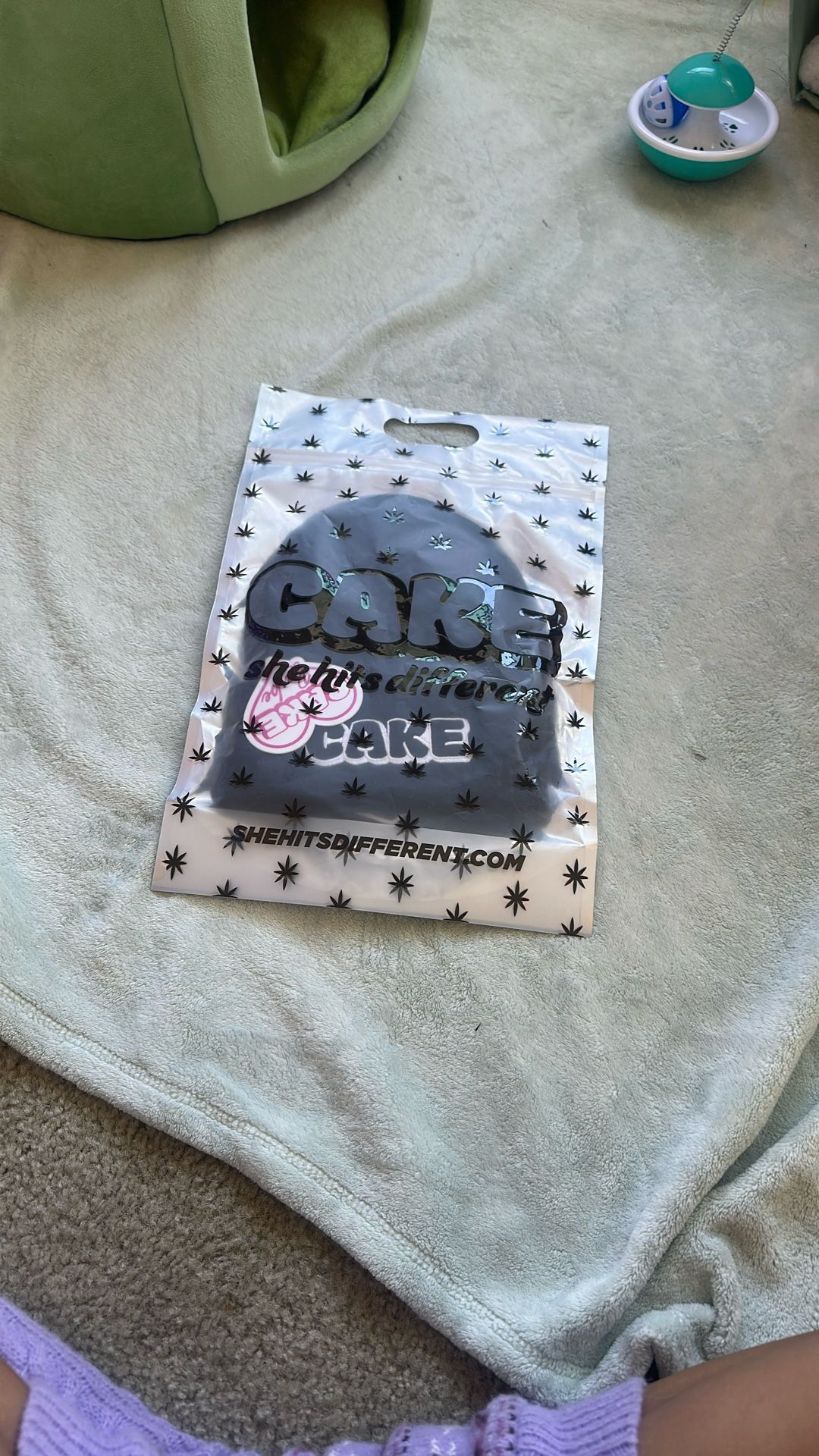 cake limited edition black beanie