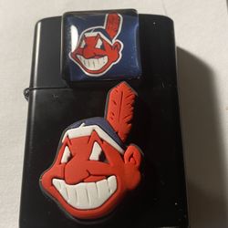 Cleveland Indians fliptop lighter new without fuel