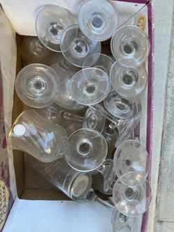 Box Of Glass/crystal Glasses