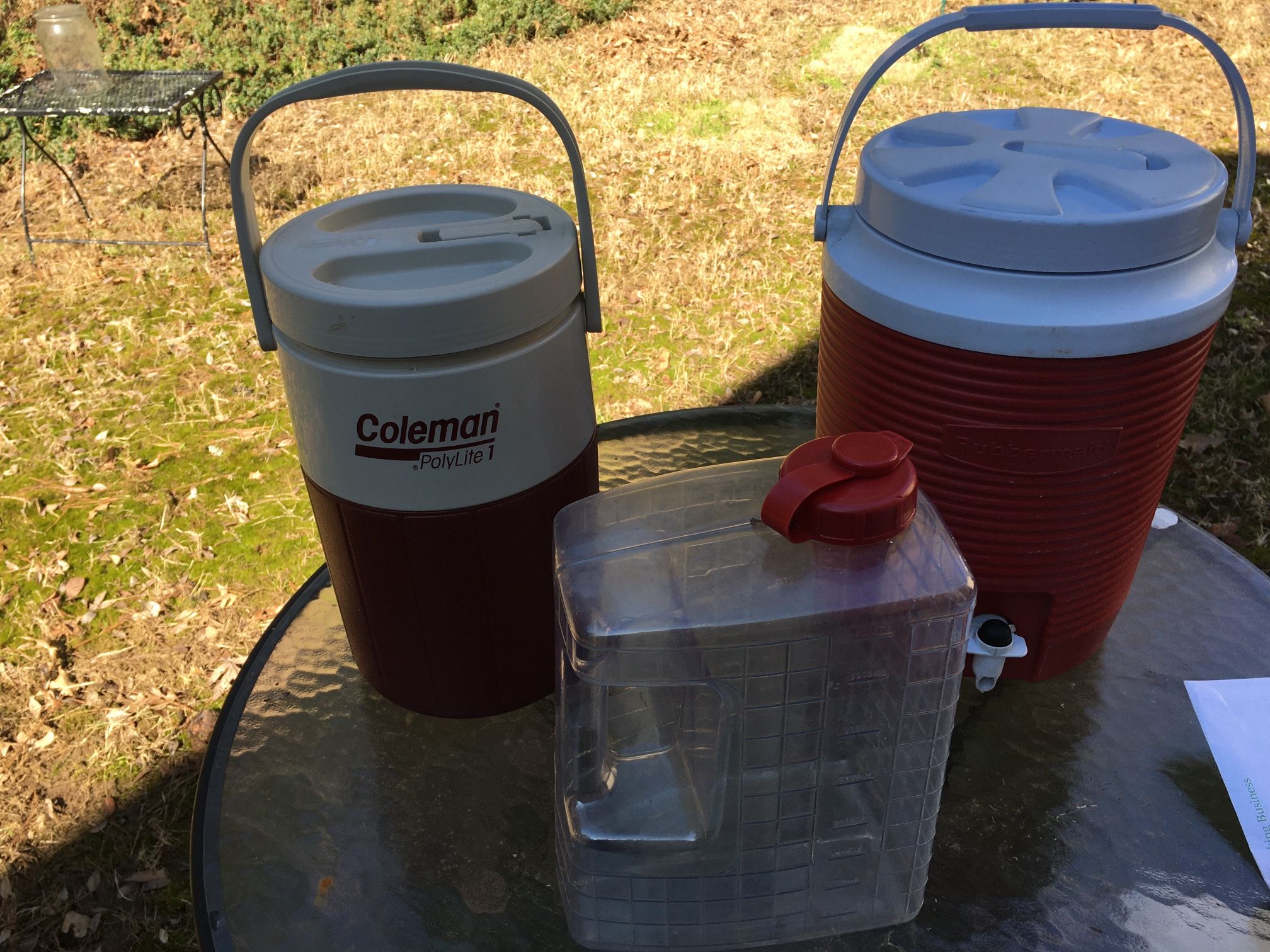 Coolers & Jug All New.