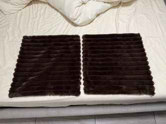 Faux Fur Decorative Throw Pillow Covers