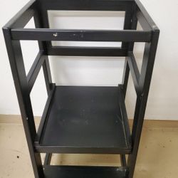 Toddler kitchen tower with back support not free