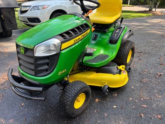 John Deere D155 lawn tractor  48” mulching deck