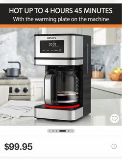 Krups Drip Coffee Maker with Warming Plate