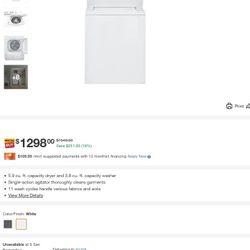 GE Washer/Dryer