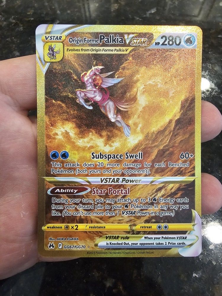 Origin Forme Palkia VSTAR (Secret) GG67/GG70 Crown Zenith: Galarian Gallery Holo