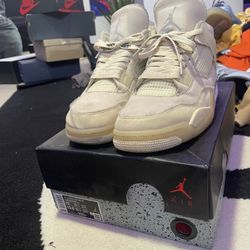 Off White Jordan 4 “sail”