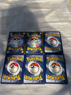 Pokémon Trading Cards Lot of 6