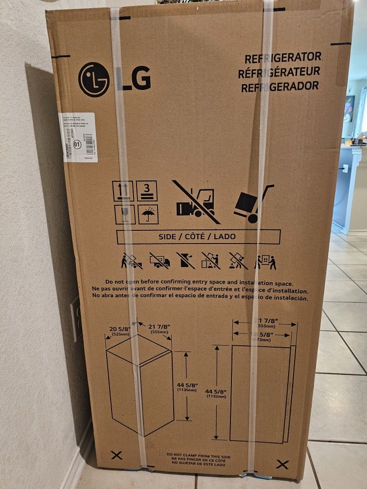 LG 6.0 Cu.ft Single Door Refrigerator ( Brand New Unopened)