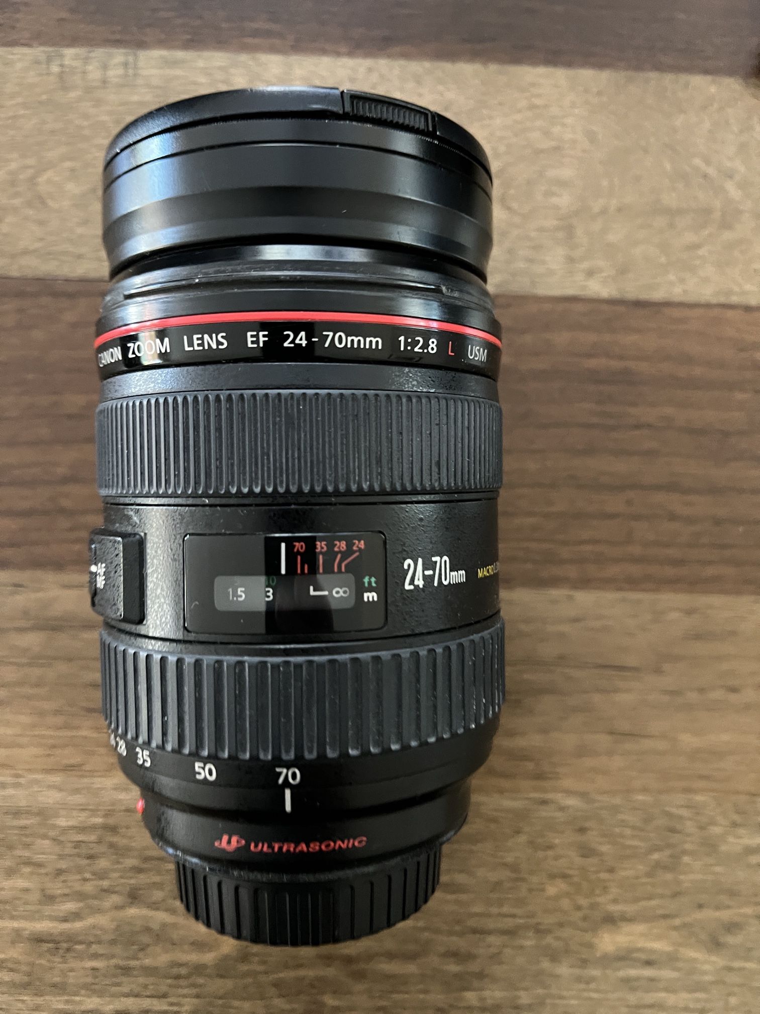 Canon EF 24-70mm f/2.8 L Series USM Lens — Excellent Condition + HOYA Filter + Lens Hood