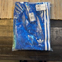 Adidas X Bape Firebird Track Pants Blue Size Medium 