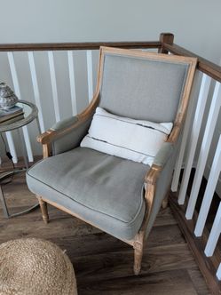 French Linen Lois XVI armchair