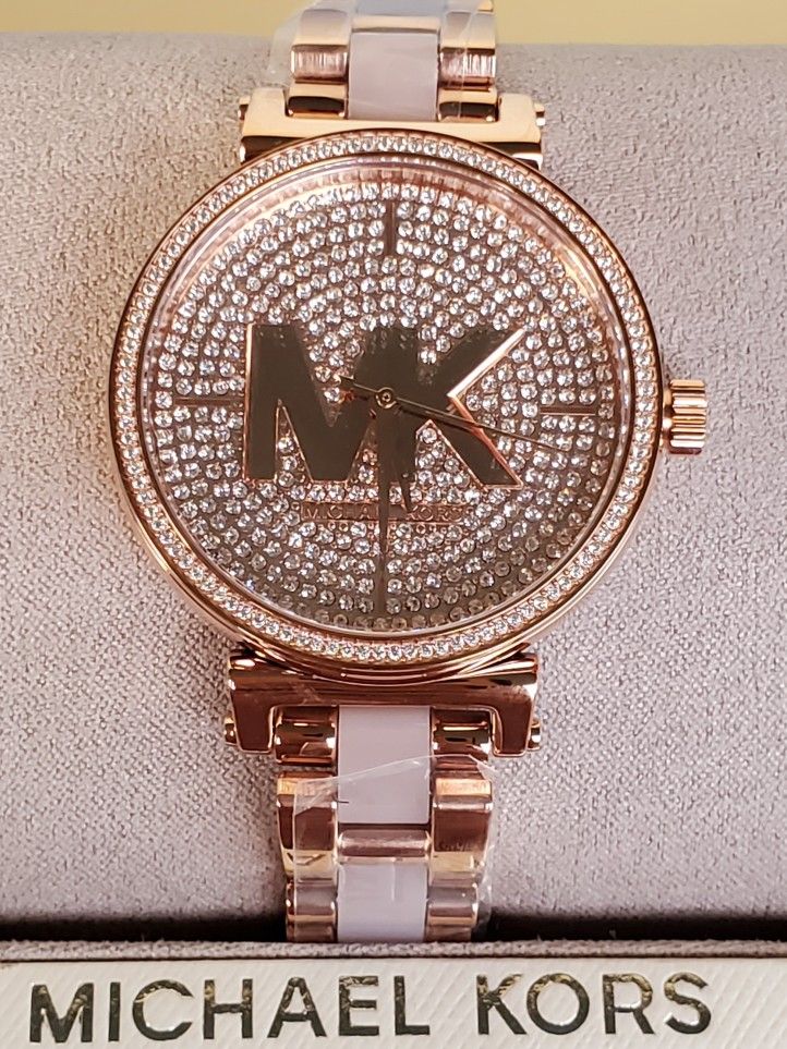 💖Michael Kors Women's Baby Pink With Rosegold Watch 💖