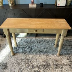 Wood Console Table