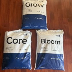 Athena Grow + Core + Bloom Fertilizer 25lb