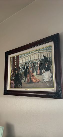Framed Limited Edition Victorian Street Scene Print