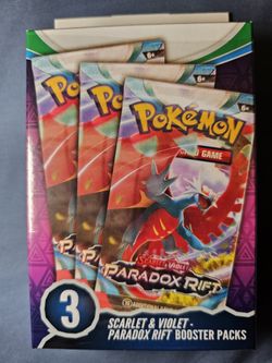 Pokemon Paradox Rift 3 Booster Pack Box