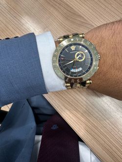 Versace V-RACE GMT Men’s Watch – Gold Tone – $550 OBO