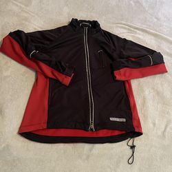 Vintage Nike Jacket Women Small Black Clima Fit Track Full Zip Athletic Running