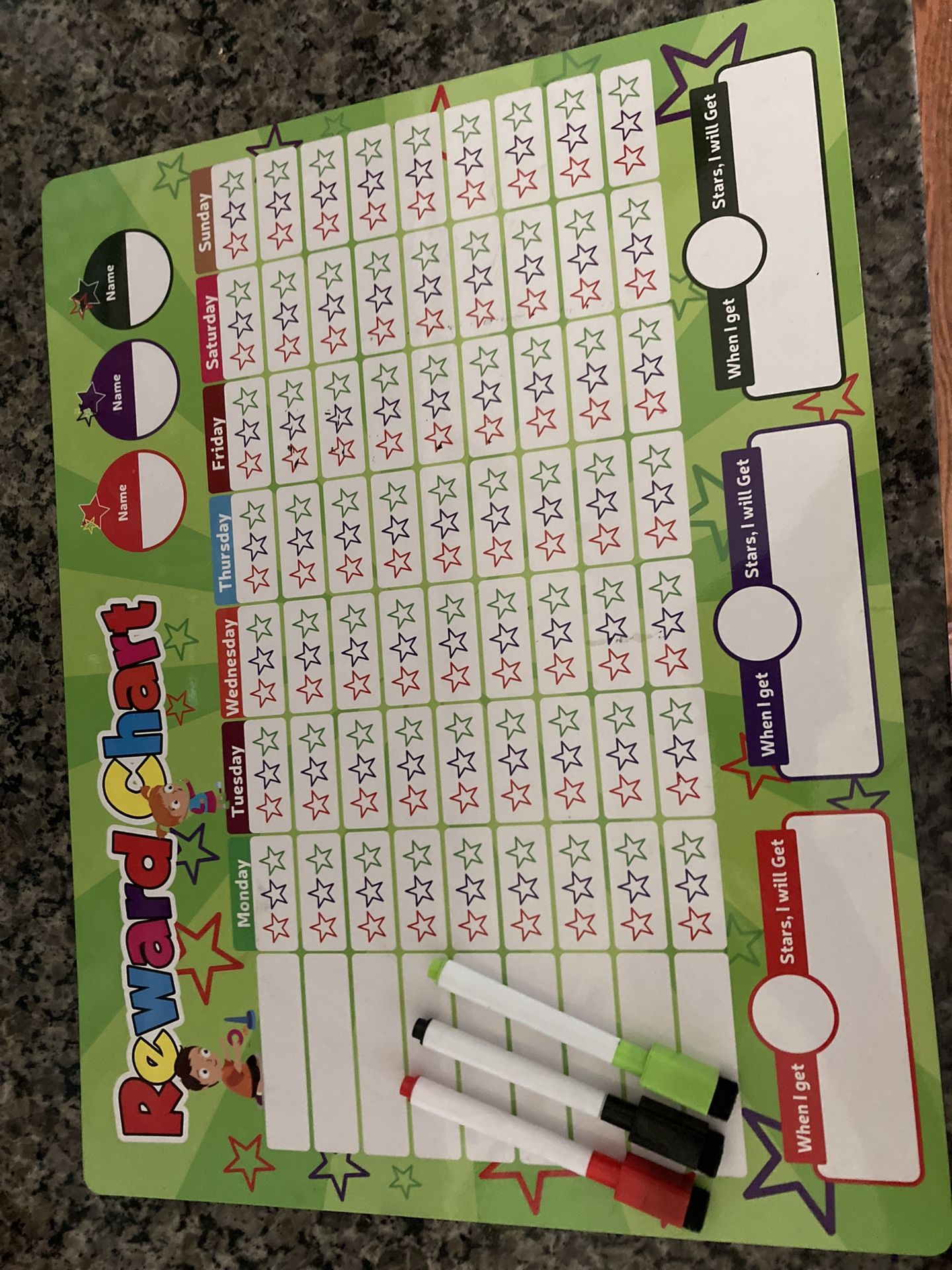 Magnetic Rewards Chart For Kids 