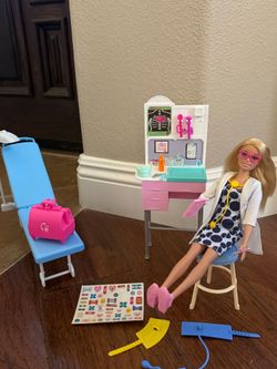 Barbie Doctor Playset with Doll and Accessories