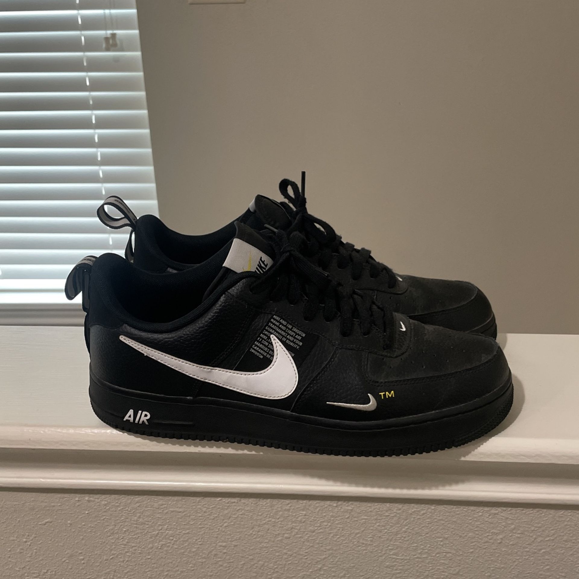 air force 1 low utility black