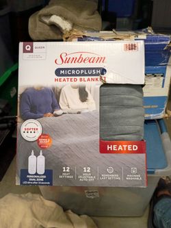 Sunbeam micro plush heater blanket