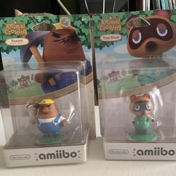 Animal Crossing Tom Nook Resetti Amiibo US Version 2015 Nintendo Wii WiiU 3DS