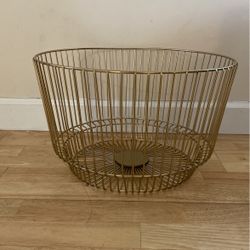 Gold Wire Basket