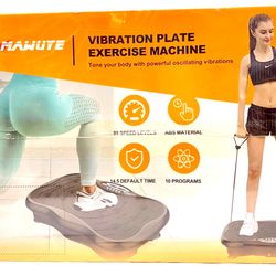 Mawuye Vibration Plate Exercise Machine Fitness Weight Loss Shaker Bands Remote