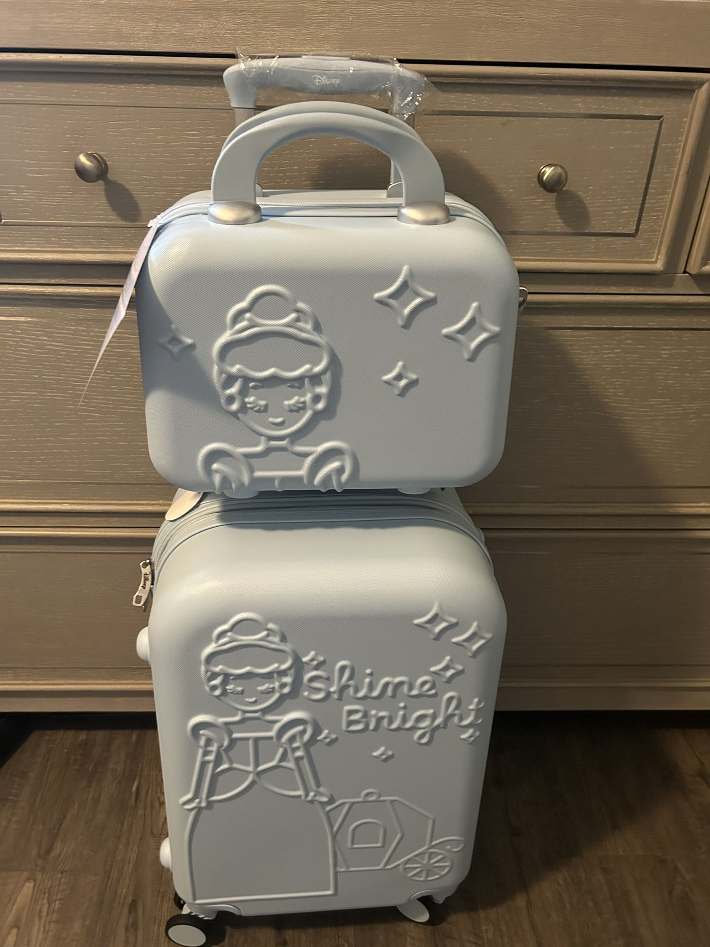 Disney Cinderella 2 Set Luggage Princess New Limited Edition
